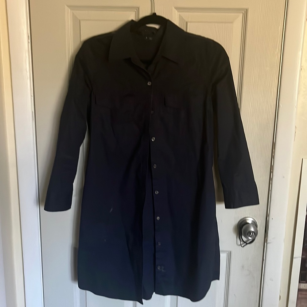 Theory long dress shirt